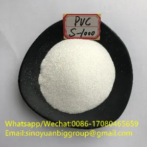SINOPEC Brand White PVC Powder/Polyvinyl Chloride/PVC Resin Sg5 , S-1000 Price Supplier