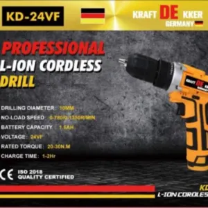 Cordless Drill KD24VF by BSM Hungary Kft.