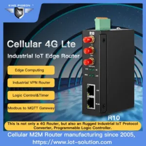 Industrial 4G Modbus to Wifi Router by King Pigeon Communication Co., Ltd.