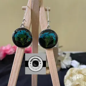 Resin earring by CHISTIYAAGATE