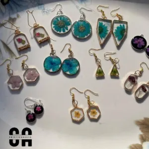 Resin earring