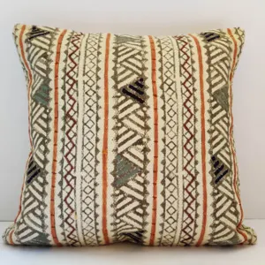 Hand Block Printed Cushion by Sujni India