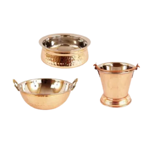 COPPER SERVING SET by Rozy enterprises