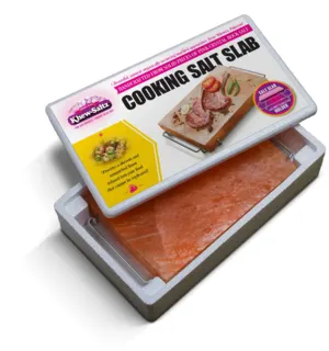 Salt Cooking Slabs by Zariyan International Inc.