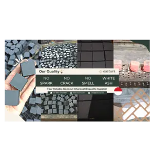 Indonesian Charcoal Briquette For Shisha & BBQ By EASTURA by EASTURA Indonesia (PT. Triniti Sinergi Pacific)
