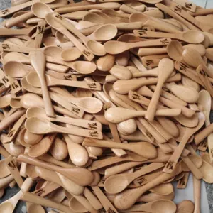 wooden cutlery, honey spoons, honey dippers by Maruti Global Exim
