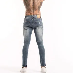 Hot Selling High Quality Customized Logo Printing New Design Jeans Material 2022 Street Wear Men Denim Pant - Image 2