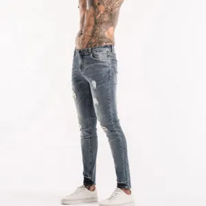 Hot Selling High Quality Customized Logo Printing New Design Jeans Material 2022 Street Wear Men Denim Pant - Image 4