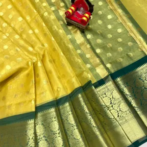 Zari weaving work bridle saree - Image 3