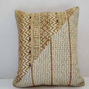 Hand block with aari embroidery Dori work