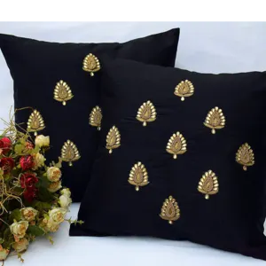 Hand Block with sateen embroidery Dori work - Image 3