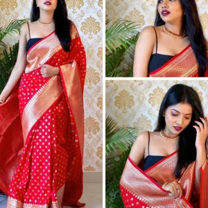 New banarasi demanded soft silk saree by Banarasi handmade sarees