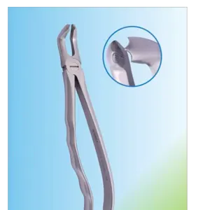 Tooth extraction forceps anatomical handle