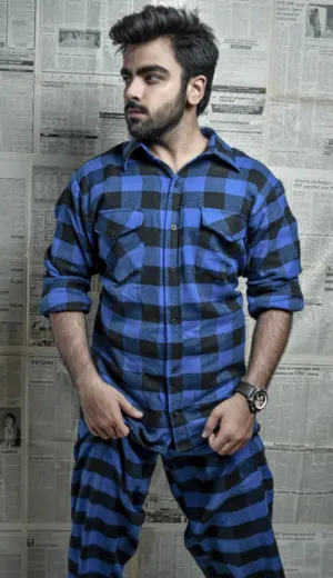 Men's Flannel Suits by Sakaria Knitting Industries