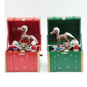 Christmas Rocking House Music Box by ATBiz Sourcing Inc.