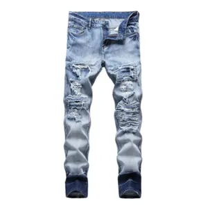 Custom Wholesale Men Jeans High Quality Fit Slim Jeans Men Spring Summer by Sakaria Knitting Industries