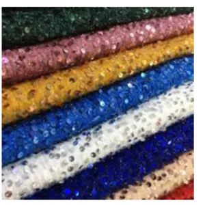 Sequin Velvet Fabric