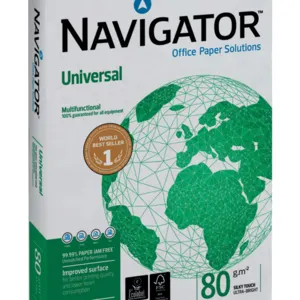 Navigator A4 80/75/70 gr copy papers by Marga pulp company
