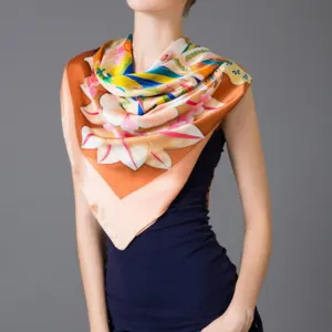 100% Silk Satin Scarf by Y.T SILKS (Y.T Tex & Fashion)