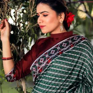 SILK HEAVY PATOLA SAREE by Madhav Enterprise