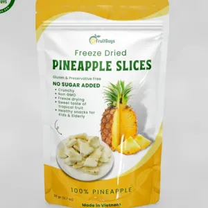 Get a Taste of Vietnamese Snacks with FruitBuys' Freeze Dried Pineapple by FruitBuys Vietnam