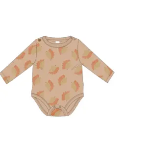Small MOQ Designer Comfortable Print Bamboo Kids Long Sleeve Newborn Unisex Baby Romper pajama by Texline apparelsourcing.com