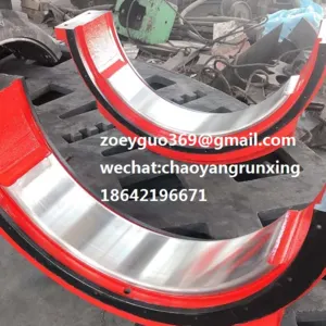 Babbitt bearing, slide shoe bearing, white metal bearing OEM according to drawings Factory by Chaoyang Runxing Heavy Machinery Manufacturing Co. ltd