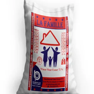 Whole Wheat Flour 50 kg t55 La Famille Brand Flour Egyptian Product premium quality brand by Boom Plus for Manufacturing & Commerce
