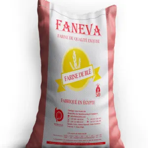 Faneva Brand 50kg Wheat Flour | Bakery (Cake, Bread, Biscuit, and more) Purpose | Worldwide supply with Certifications by Boom Plus for Manufacturing & Commerce