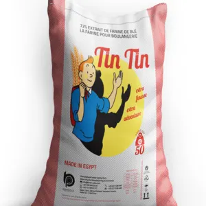 All Purpose Wheat Flour 50 kg t55 Tin Tin Brand Flour made in Egypt Atta Chakki Wholesale Prices by Boom Plus for Manufacturing & Commerce