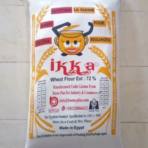 Wheat Flour 50 kg Ikka Brand Flour Egyptian Product Hot selling in African market by Boom Plus for Manufacturing & Commerce
