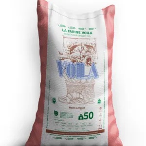All-Purpose Wheat Flour 50 kg Voila Brand made in Egypt Atta Chakki by Boom Plus for Manufacturing & Commerce