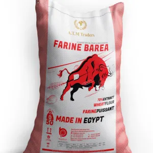 Farine Barea 50kg wheat flour long life flour from factory low price high quality Certified ISO 9001 by Boom Plus for Manufacturing & Commerce