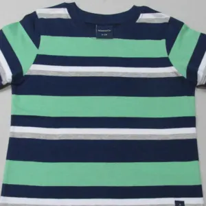 Boy's short sleeve yarn dyed t-shirt. - Image 2