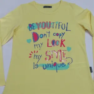 Girl's long sleeve t-shirt. - Image 2