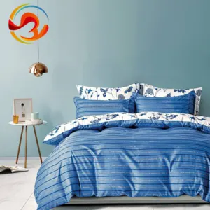 100% polyester brushed microfiber bedsheet set by Changyi Baiyi Textile Co.,Ltd