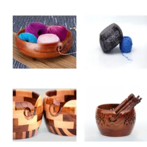 yarn bowls by Innovation wood craft