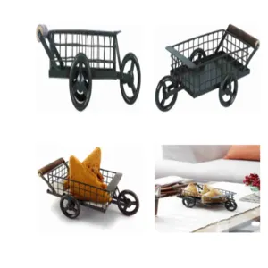 iron food serving trolley by Innovation wood craft