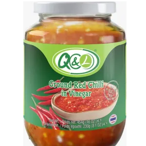 ground red chilli  in vinegar