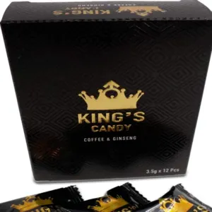 KING’S CANDY COFFEE & GINSENG 3.5g X 12 Pieces - Image 5