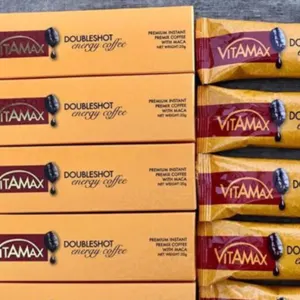 VITAMAX DOUBLE SHOT COFFEE 20g X 10 Sachets - Image 2