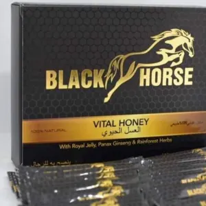 Black Horse Vital Honey For Him (24 Sachets X 10G) by Beauty Care Pharma LTD
