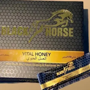 Black Horse Vital Honey For Him (24 Sachets X 10G) - Image 2