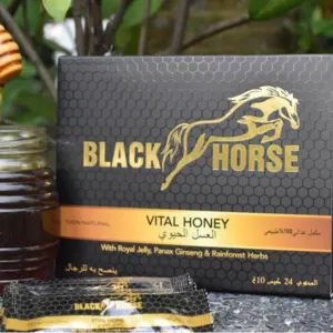Black Horse Vital Honey For Him (24 Sachets X 10G) - Image 3