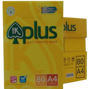 IK plus multipurpose copy papers a4 80 gsm by PT Margalap