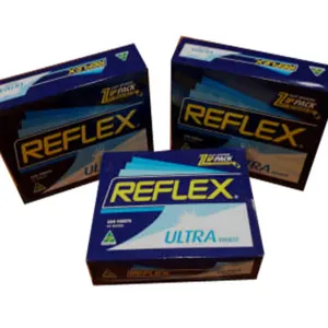Reflex ultra white copy papers A4 80 gsm by PT Margalap