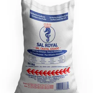 Natural Quality Sal Royal Coarse Sea Salt 25 kg Egyptian Product by Boom Plus for Manufacturing & Commerce