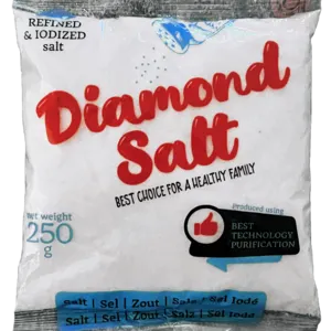 Salt Brand Diamond Salt 250g high quality Salt for a best price from Egypt by Boom Plus for Manufacturing & Commerce