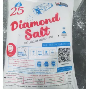 Best Quality Egypt Salt Ready to Export - 25Kg Salt with ISO 9001:2015 & Halal - Diamond Salt Brand by Boom Plus for Manufacturing & Commerce