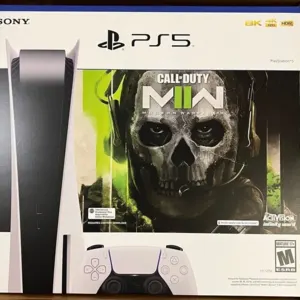 NEW Sony PS5 PlayStation Disc Console Call Of Duty MW2 Bundle by TRADEMP LTD